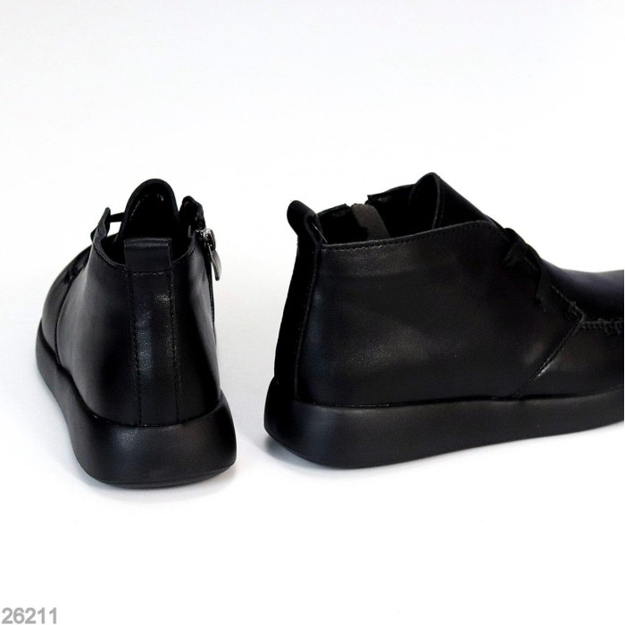 Ботинки женские натуральная кожа черные деми 36,40р