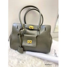 Сумка жіноча з натуральної шкіри колір: Хакі