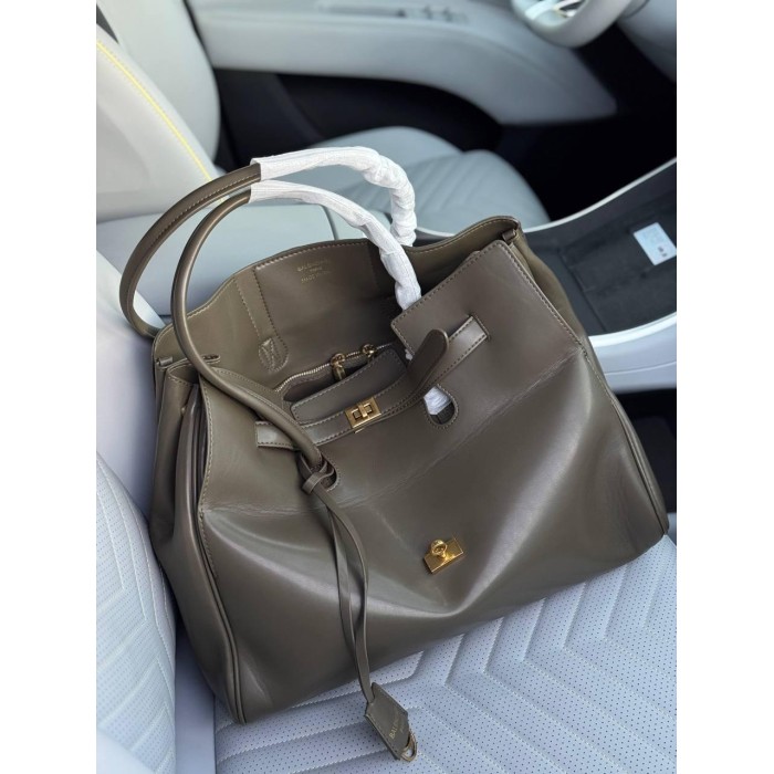 Сумка жіноча з натуральної шкіри колір: Хакі