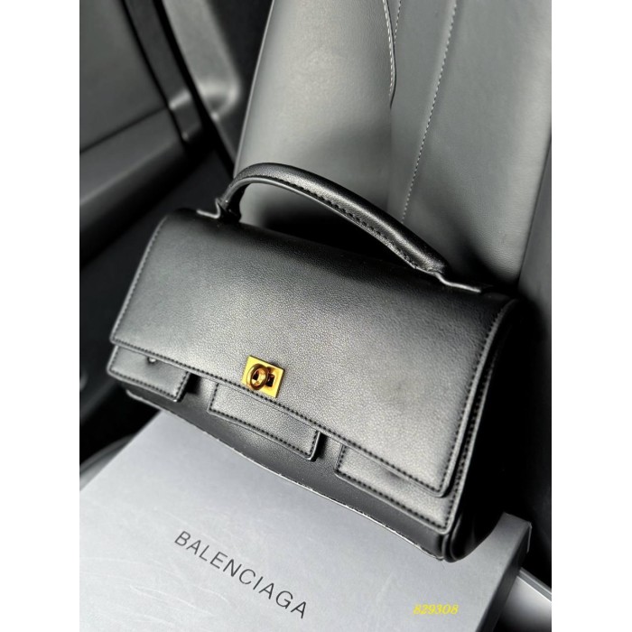 Сумка жіноча Богетик 2 відділення натуральна шкіра Чорна