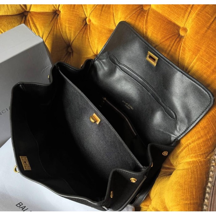 Сумка жіноча з натуральної замші/ шкіри комбінована Чорна