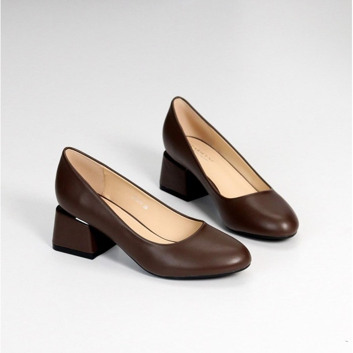 Туфли женские эко кожа цвет-шоколад 36,37,38,39,40р