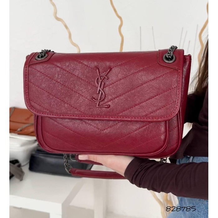 Сумка жіноча Лоран натуральна шкіра Чорна,Біла, Бронзова, Кемел, Бургунді Бургунди