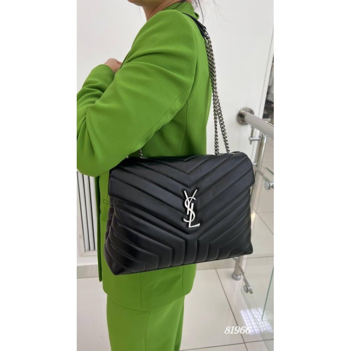 Сумка жіноча 2 відділи натуральна шкіра люкс колір: Чорний