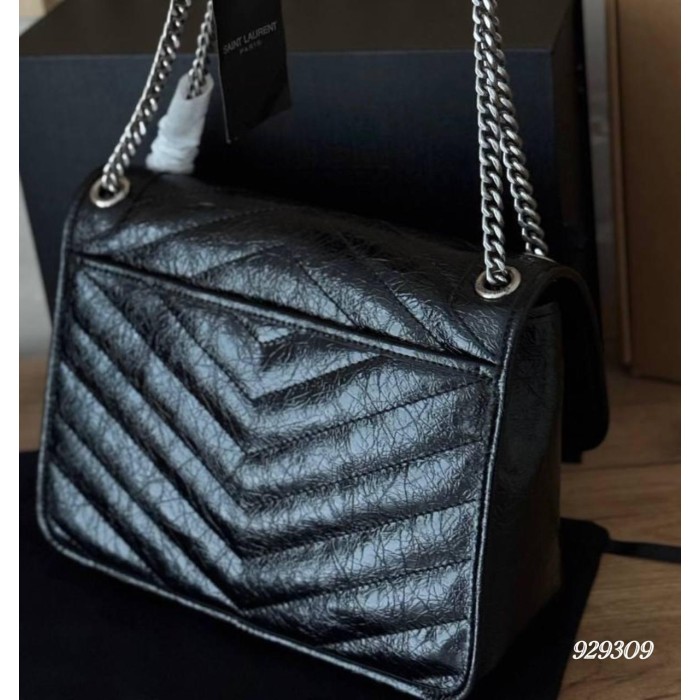 Сумка жіноча 2 відділи натуральна шкіра люкс колір: Чорний