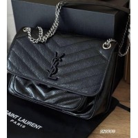 Сумка жіноча 2 відділи натуральна шкіра люкс колір: Чорний