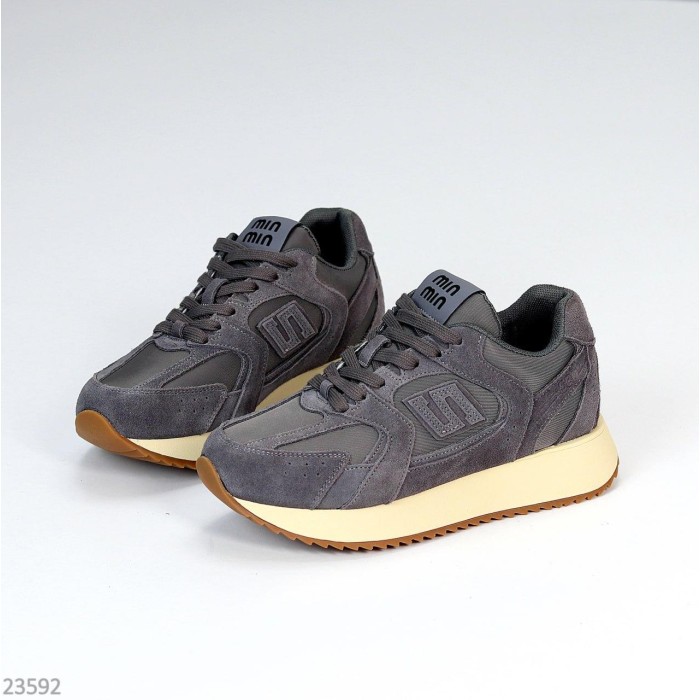 Кросівки жіночі натуральна замша сірі 36,37,38,39р