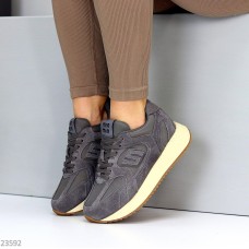 Кросівки жіночі натуральна замша сірі 36,37,38,39р