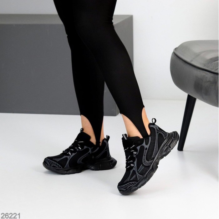 Кросівки жіночі натуральна замша чорні на 37,38р