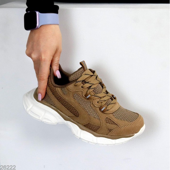 Кросівки жіночі натуральна замша колір беж на 35.5,36,37,38,40р