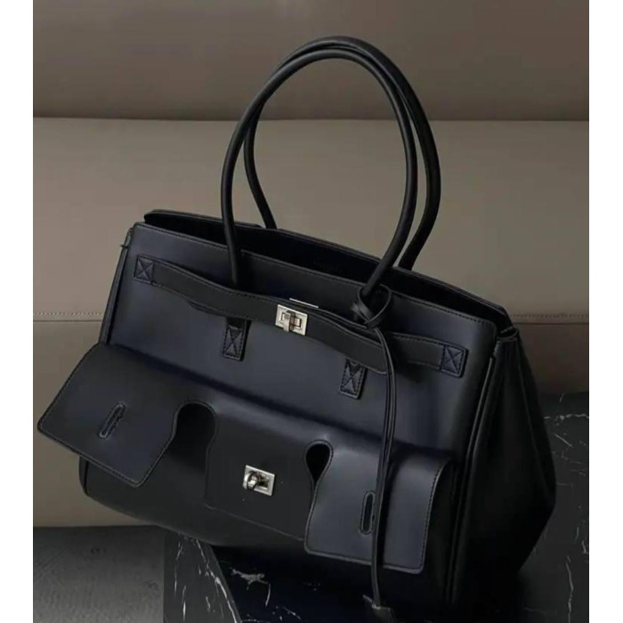 Сумка жіноча трансформер натуральна шкіра Чорна