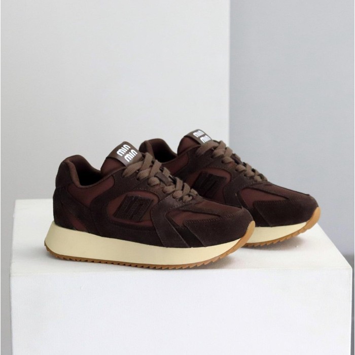 Кросівки жіночі натуральна-замша шоколад 36,37,39р