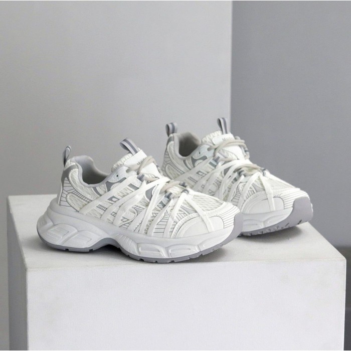 Кросівки жіночі еко-шкіра/текстиль колір-білий на 36,39р