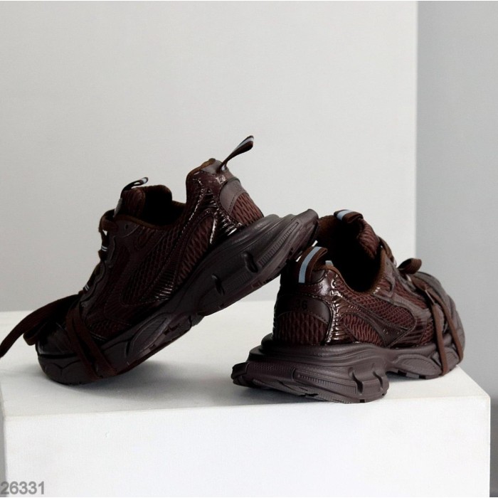 Кросівки жіночі натуральна шкіра шоколад на 35.5,37,38р