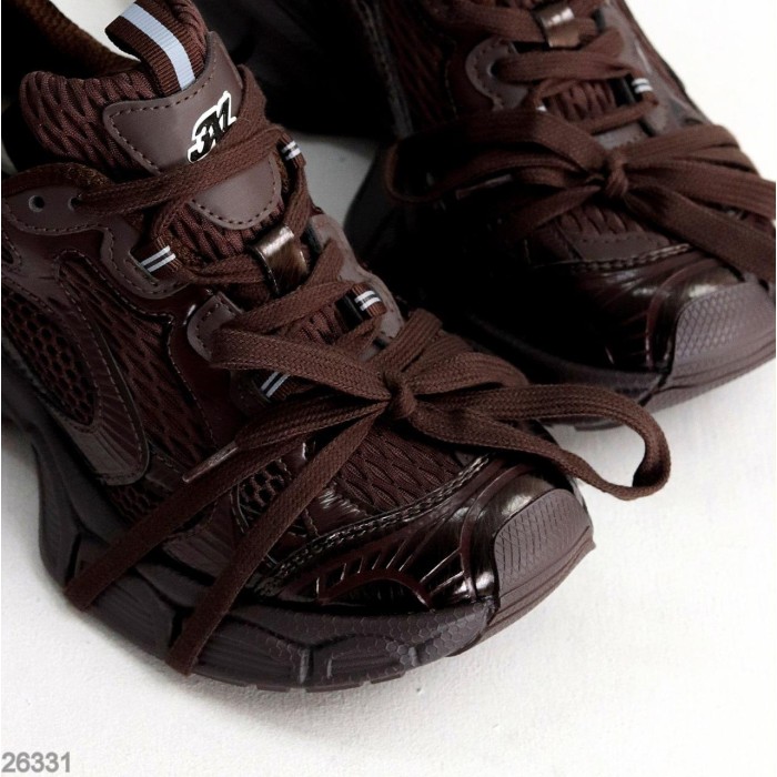 Кросівки жіночі натуральна шкіра шоколад на 35.5,37,38р