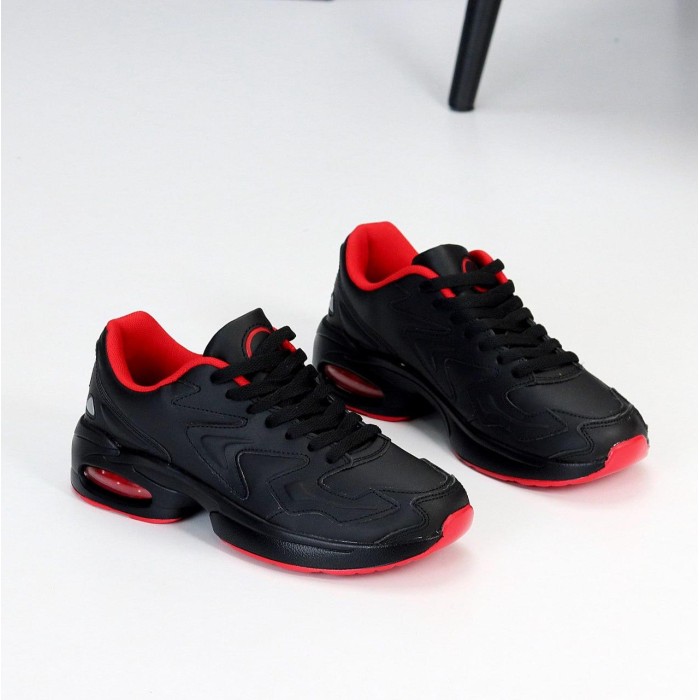 Кросівки жіночі еко-шкіра колір-чорний 36,37,38р