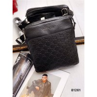 Чоловіча сумка натуральна преміум  шкіра Чорна