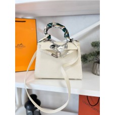 Сумка жіноча люкс натуральна шкіра Айворі, Беж, Чорний