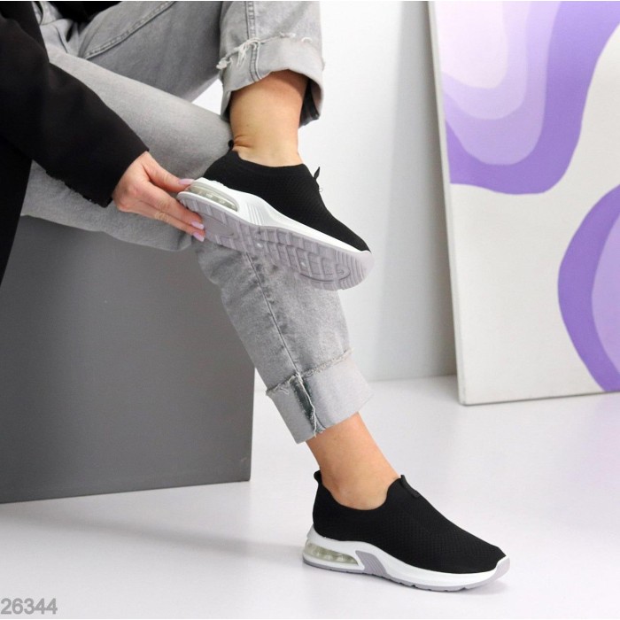 Мокасини жіночі текстиль чорні на 35.5,36,37,39р