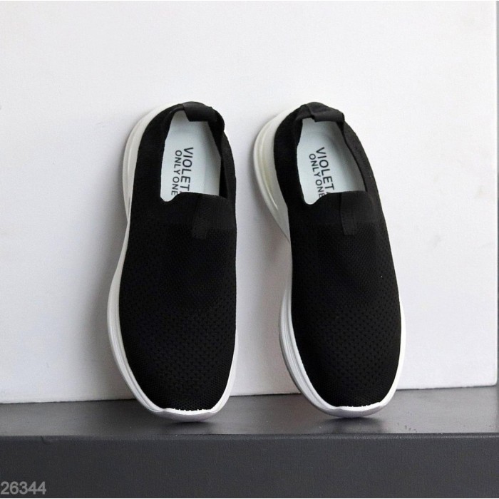 Мокасини жіночі текстиль чорні на 35.5,36,37,39р