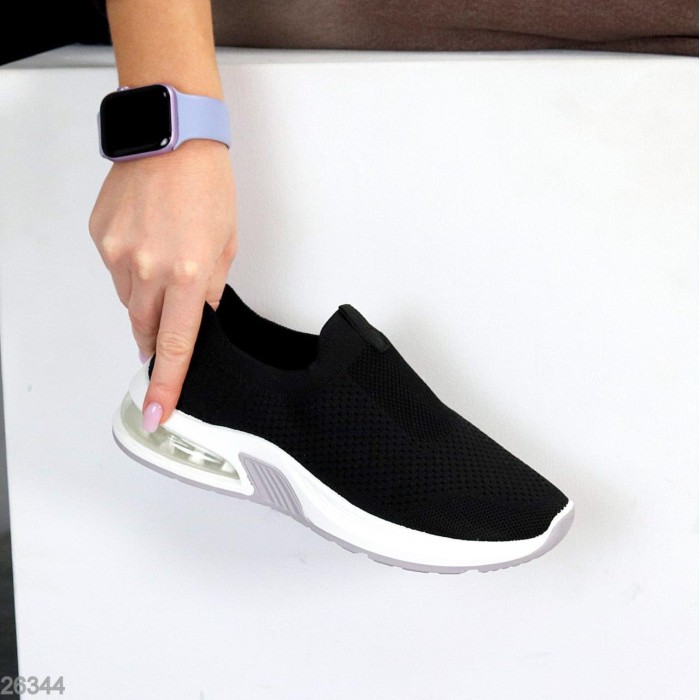 Мокасини жіночі текстиль чорні на 35.5,36,37,39р