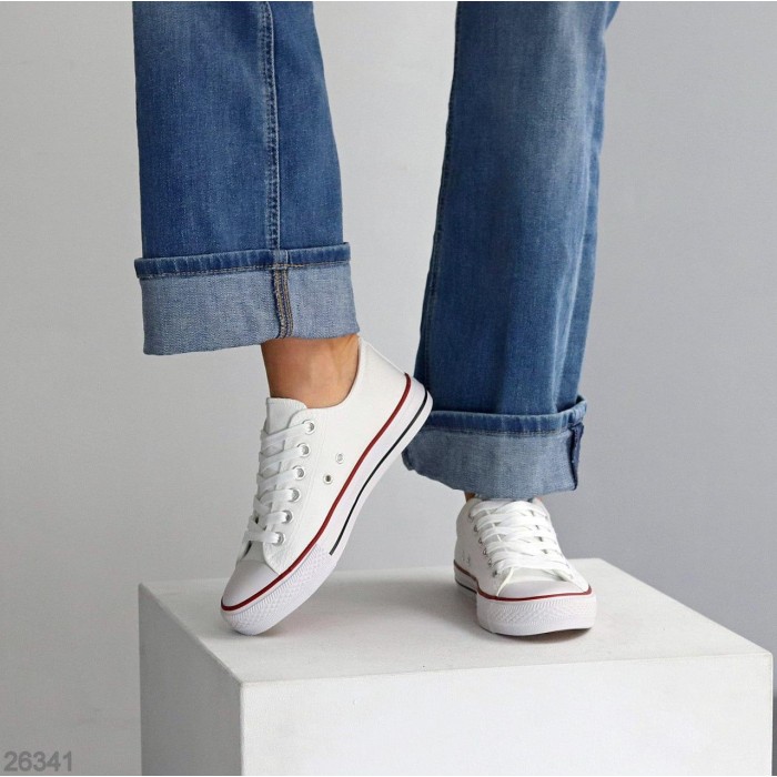 Кеди жіночі текстиль білі на 35.5,36,37,38,39,40р