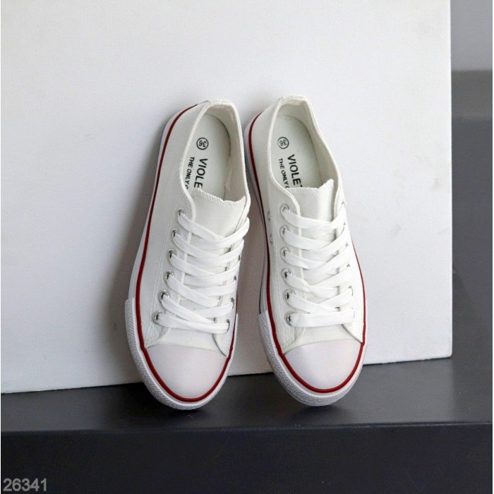 Кеди жіночі текстиль білі на 35.5,36,37,38,39,40р