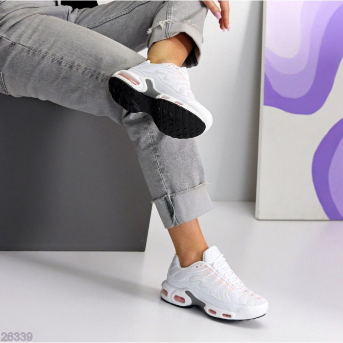 Кросівки жіночі еко-шкіра/текстиль колір-білий 36,37,38,39,40р