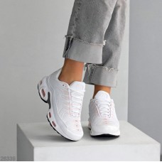 Кросівки жіночі еко-шкіра/текстиль колір-білий 36,37,38,39,40р