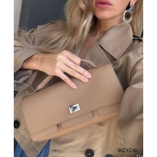 Сумка жіноча 2 відділення натуральна шкіра преміум колір: Беж