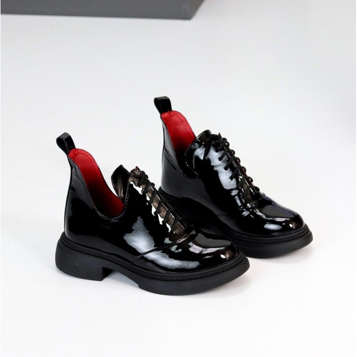 Туфлі жіночі натуральна шкіра чорні демі 37,38,39,40р