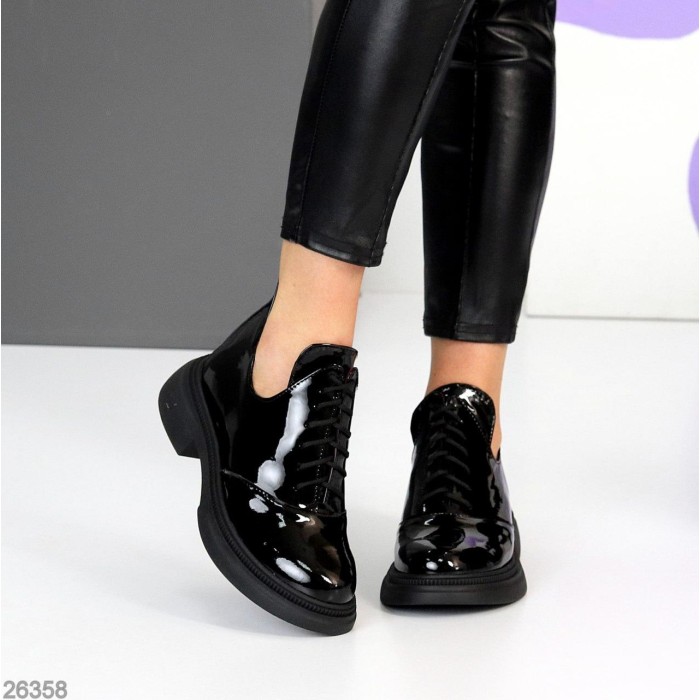 Туфлі жіночі натуральна шкіра чорні демі 37,38,39,40р