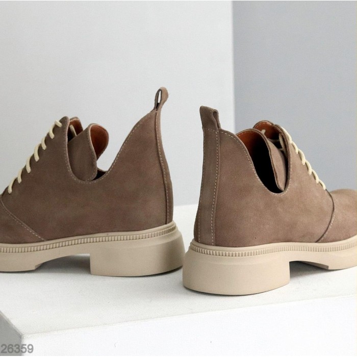 Туфлі жіночі натуральна замша беж демі 36,37,38,40р