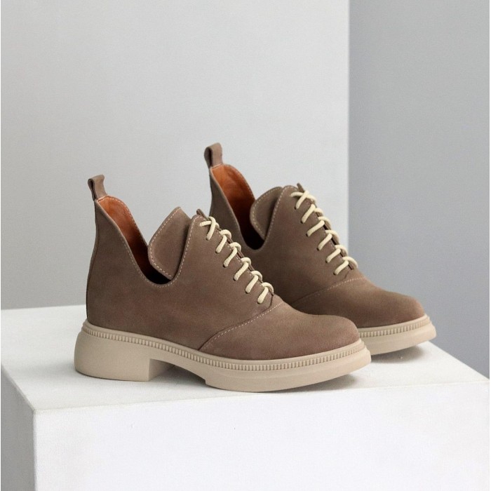 Туфлі жіночі натуральна замша беж демі 36,37,38,40р