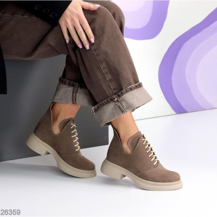 Туфлі жіночі натуральна замша беж демі 36,37,38,40р