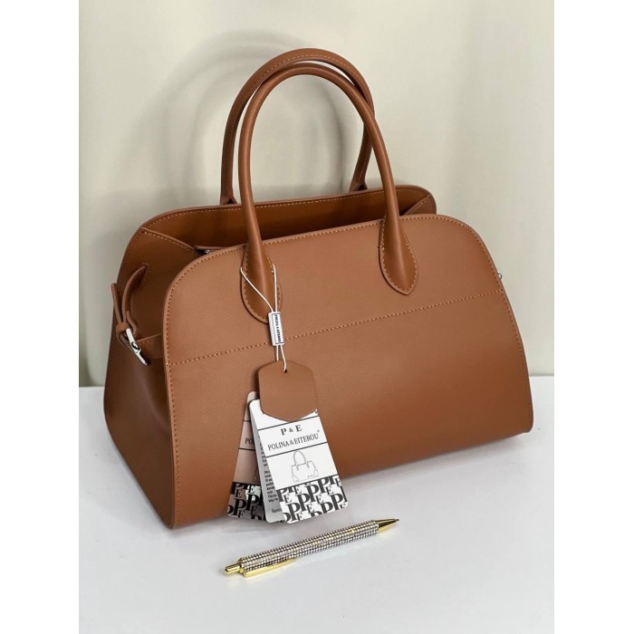 Сумка жіноча натуральна шкіра Чорна Кемел