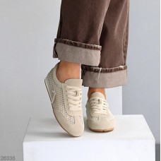 Кеди жіночі натуральна замша колір беж 38,39,40,41р.