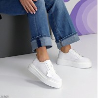 Кеди жіночі натуральна шкіра білі 37,39,40р