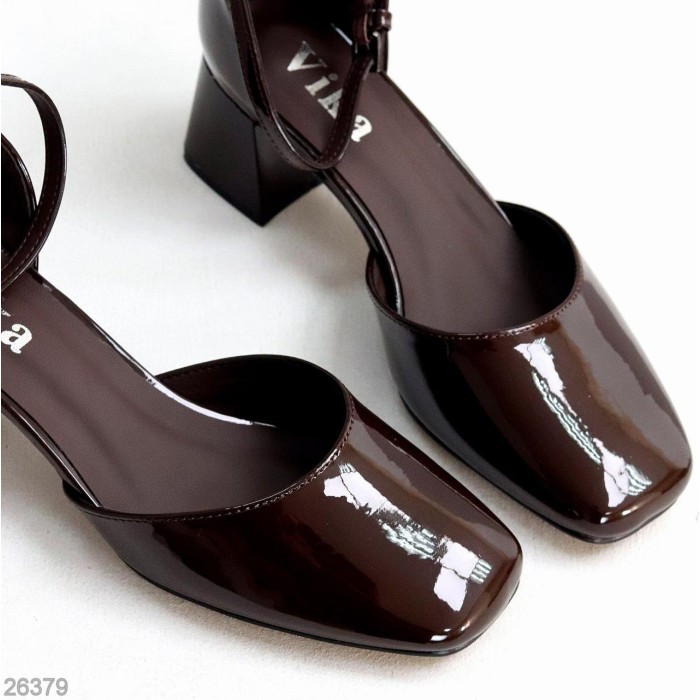 Туфлі жіночі еко шкіра колір-шоколад на 37,39,40,41р