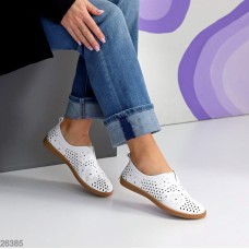 Сліпони жіночі натуральна шкіра білі 37,38,39,40р