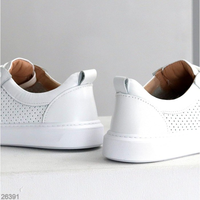 Кеди жіночі натуральна шкіра білі 36,37,38,40р