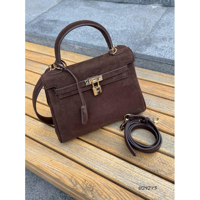 Сумка жіноча натуральна замшаКолір: Шоколад,Чорна