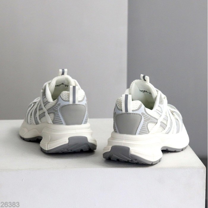 Кросівки жіночі еко-шкіра/текстиль колір-білий на 35.5,36,37,38р