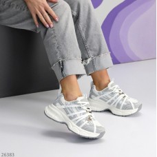 Кросівки жіночі еко-шкіра/текстиль колір-білий на 35.5,36,37,38р