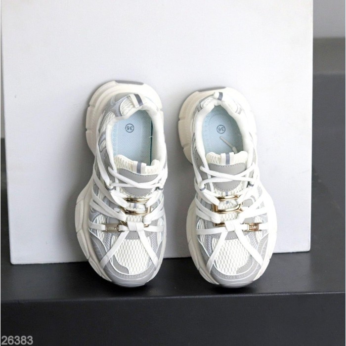 Кросівки жіночі еко-шкіра/текстиль колір-білий на 35.5,36,37,38р