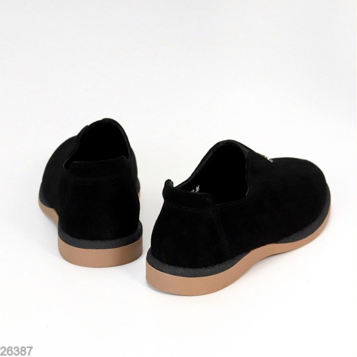 Туфлі жіночі натуральна замша чорні 36,38,39р