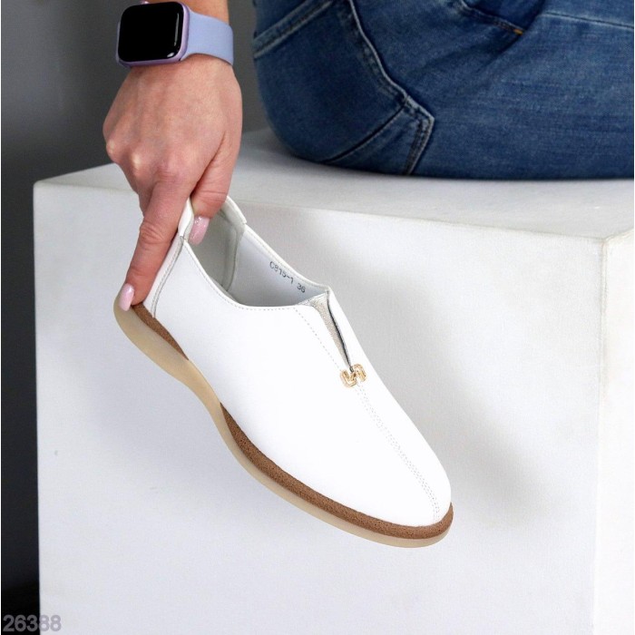 Туфлі жіночі натуральна шкіра білі 36,38,40р