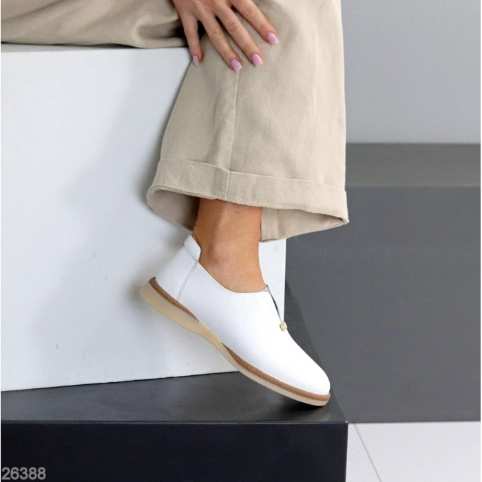 Туфлі жіночі натуральна шкіра білі 36,38,40р