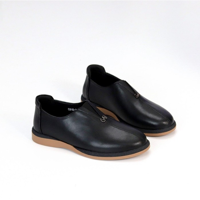 Туфлі жіночі натуральна шкіра чорні 38р