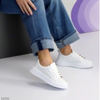 Кроссовки женские натуральная кожа белые 36,37,38,39,40р